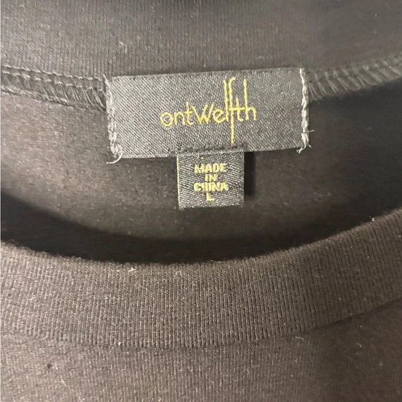 Embellished Black Top with Colorful Tassels - Picture 3 of 4